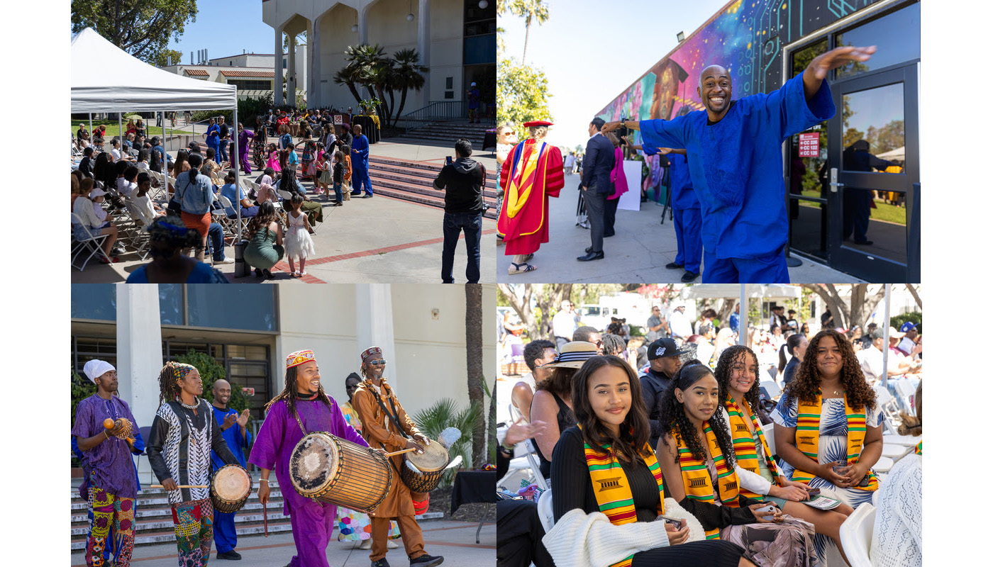 Black Grad photo collage